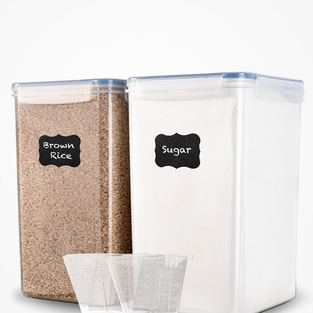 
                  
                    6.5L Plastic Food Container Set of 2 – Clear Lids
                  
                
